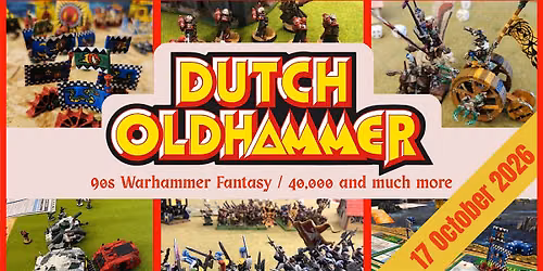 Dutch Oldhammer, October 2026 — festival in Almelo